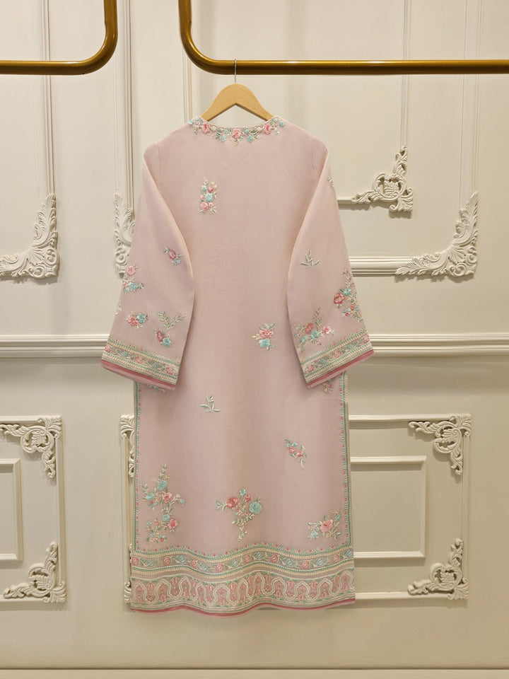 3 Piece - Pure Organza Embroidered Suit