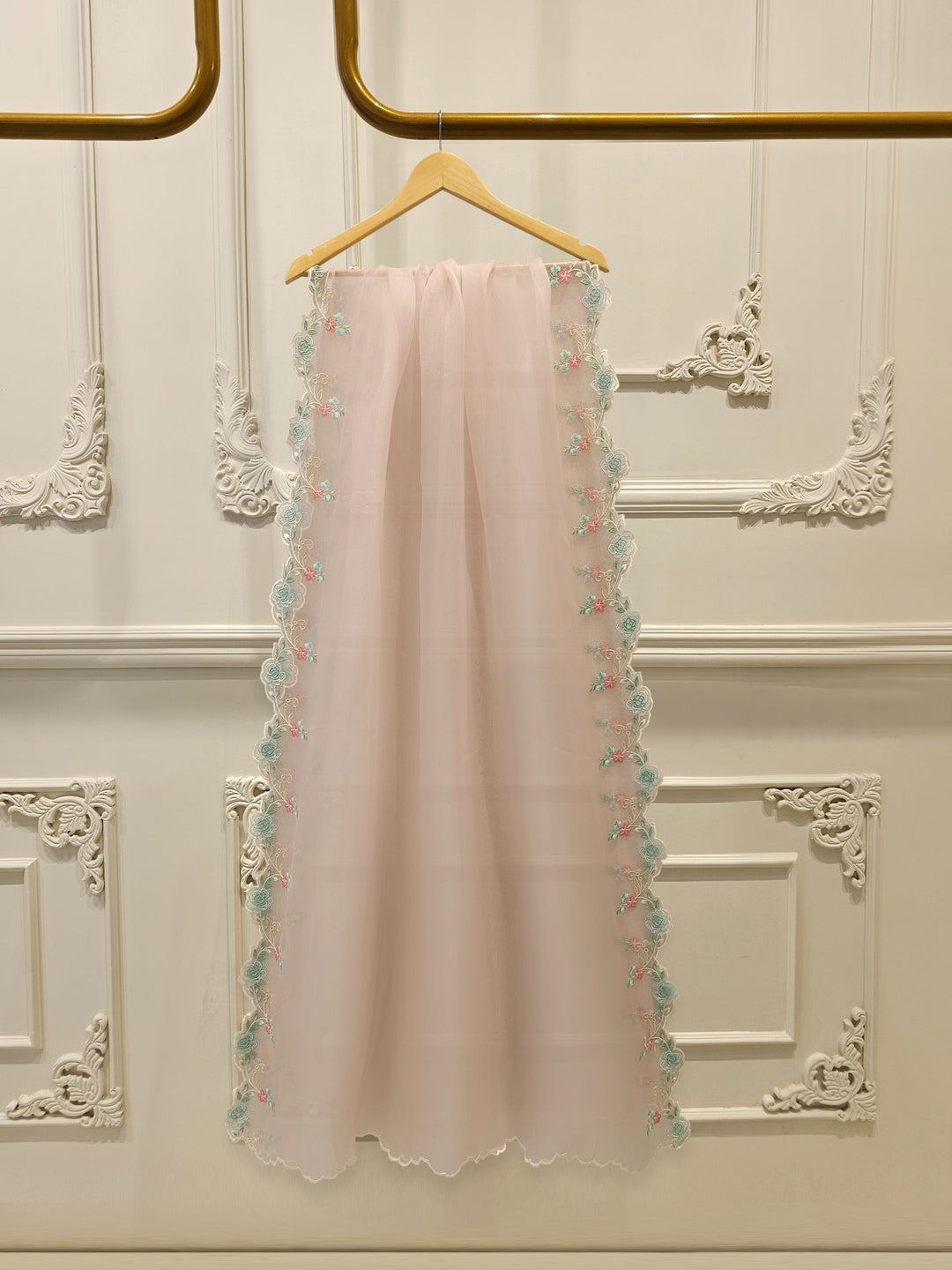 3 Piece - Pure Organza Embroidered Suit
