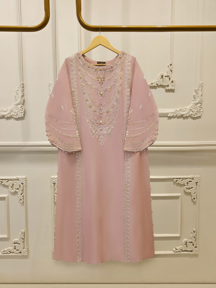 2 Piece- Pure Sheesha Silk Embroidered Suit