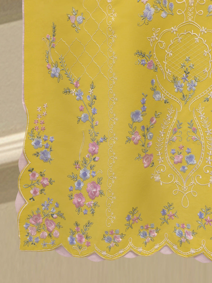 2 Piece - Embroidered Cambric Suit
