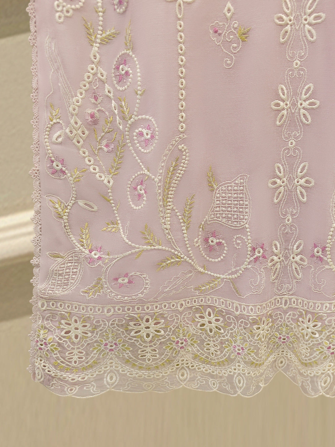 3 Piece - Pure Embroidered Cotton Net Suit