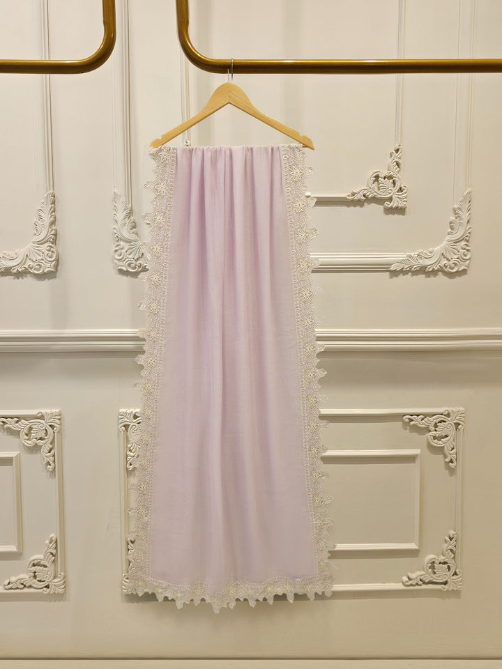3 Piece - Pure Embroidered Cotton Net Suit