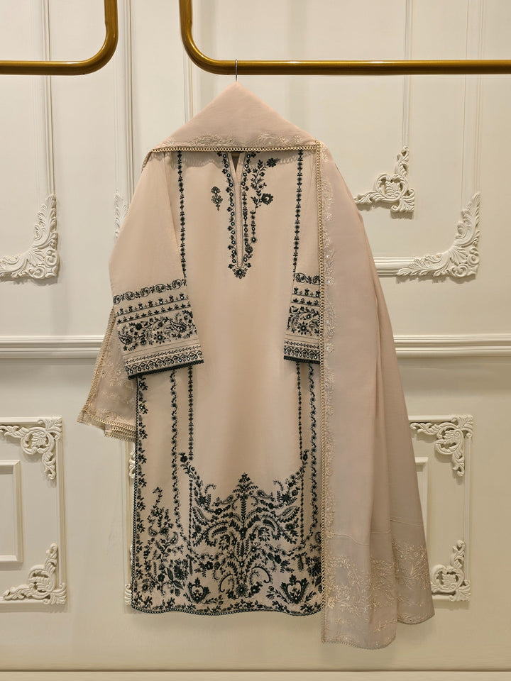 2 Piece - Embroidered Cambric  Suit