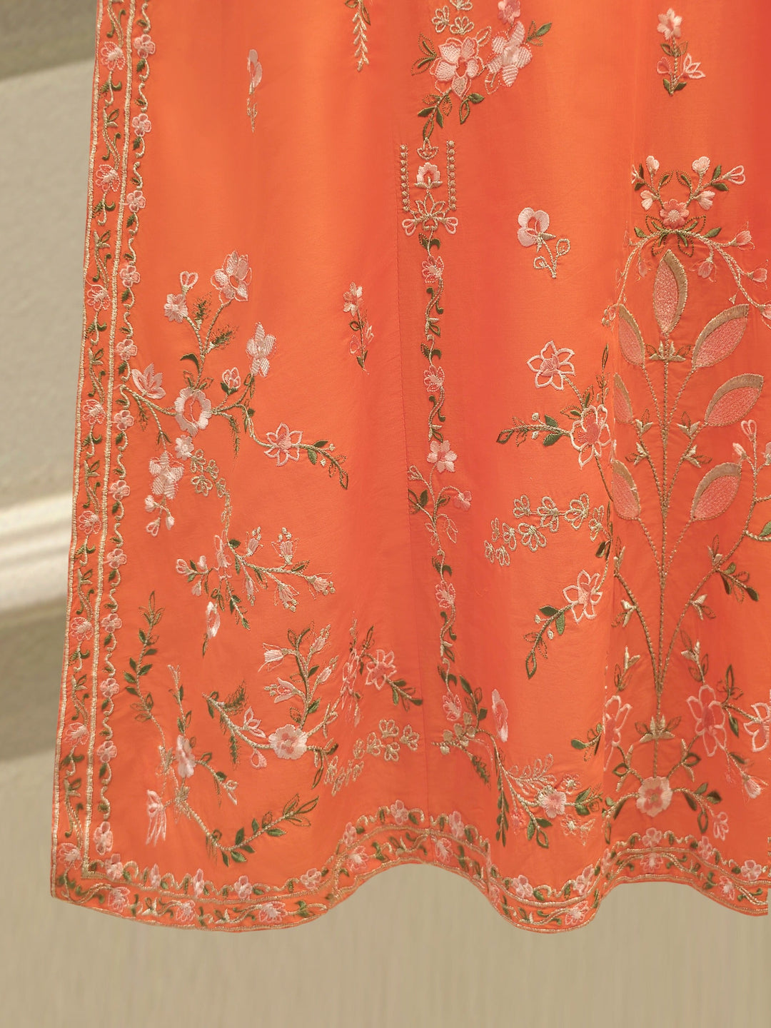 3 Piece - Embroidered Cambric  Suit