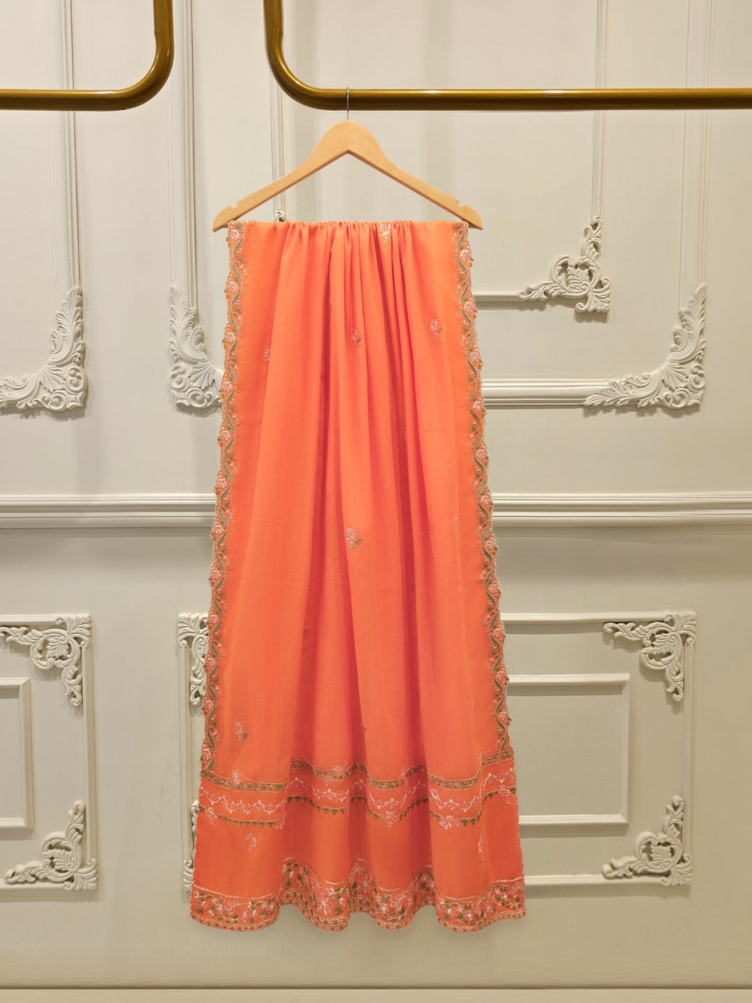 3 Piece - Embroidered Cambric  Suit