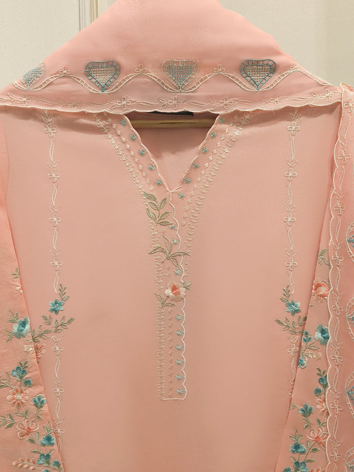 3 Piece - Embroidered Cambric  Suit