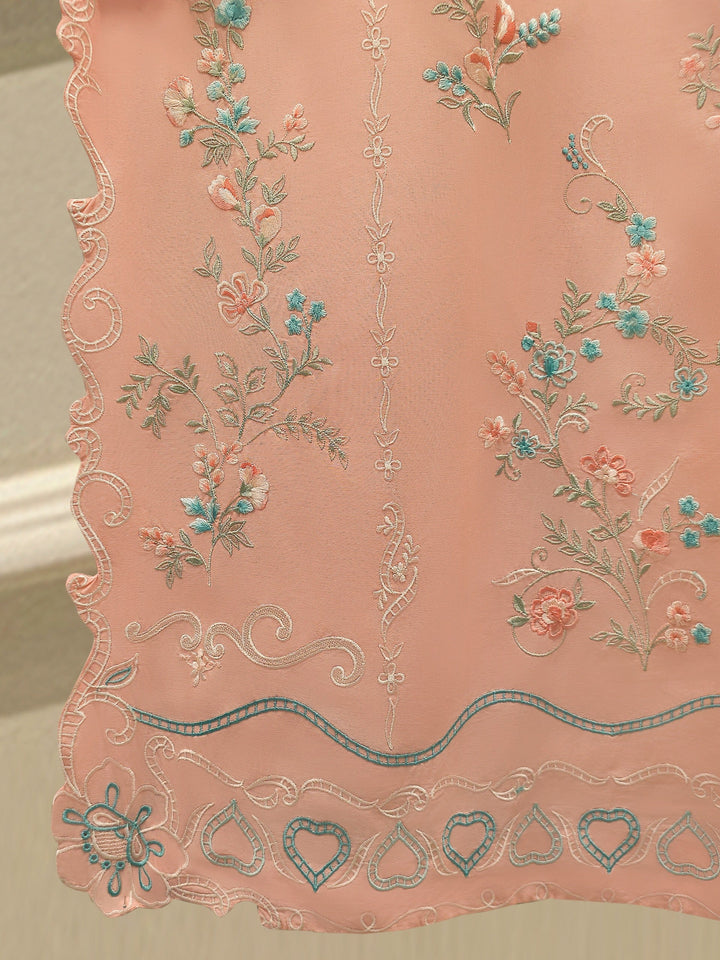 3 Piece - Embroidered Cambric  Suit