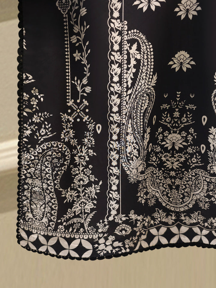 2-Piece Digital Printed Cambric Suit