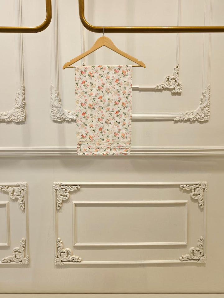 2-Piece Digital Printed Cambric Embroidered Suit