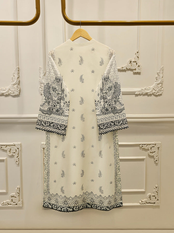 2-Piece Digital Printed Cambric Suit