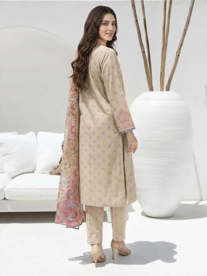 3 Piece Lawn Suit- Embroidered (Unstitched)