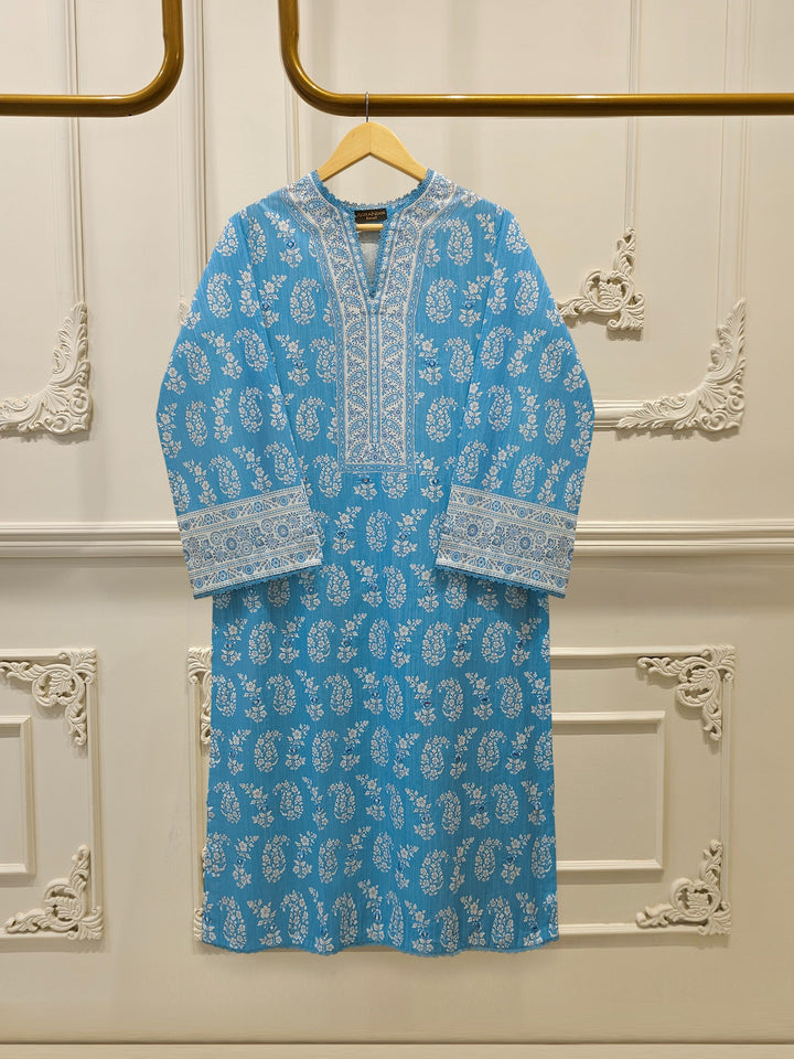 Digital printed lawn Shirt