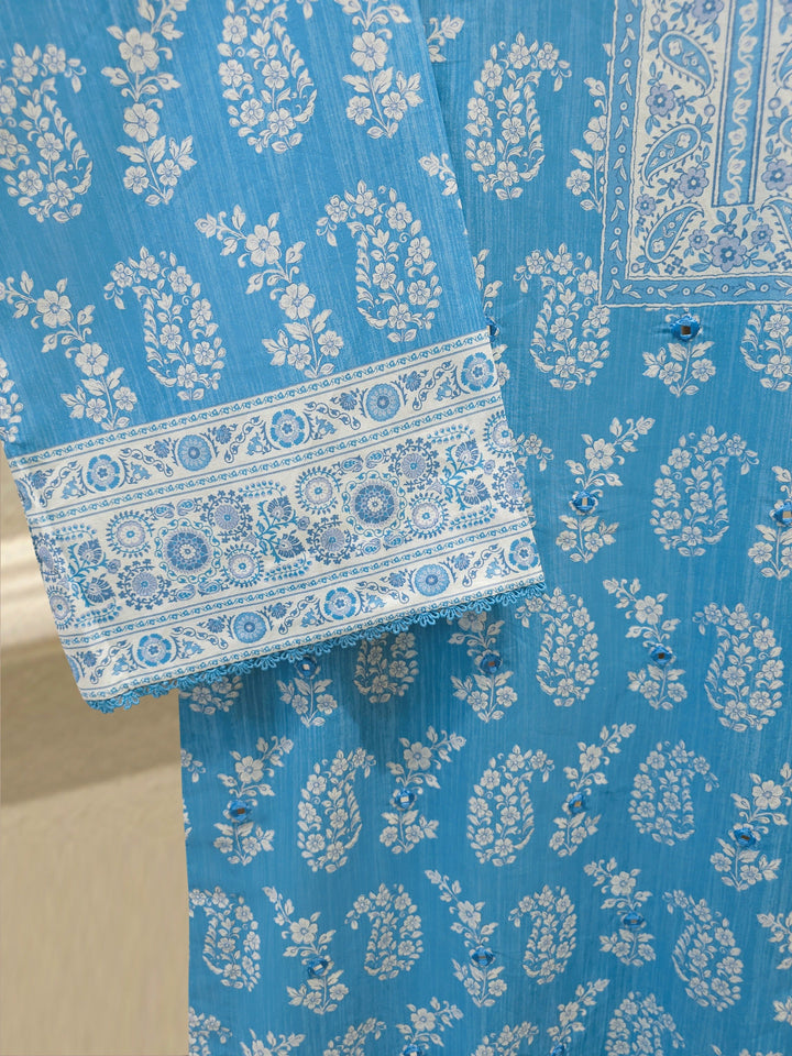 Digital printed lawn Shirt