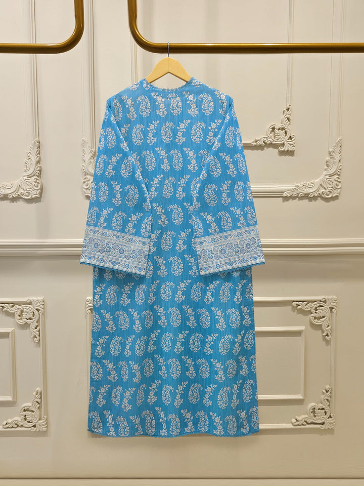 Digital printed lawn Shirt