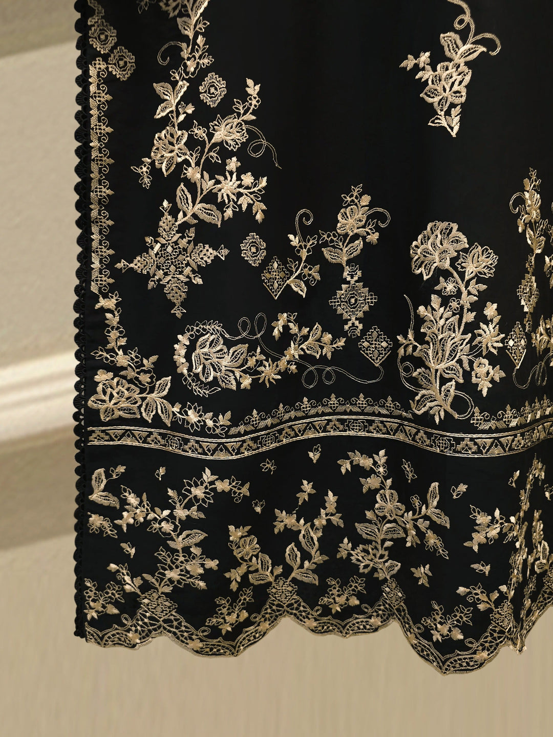 3 Piece - Embroidered Cambric Suit