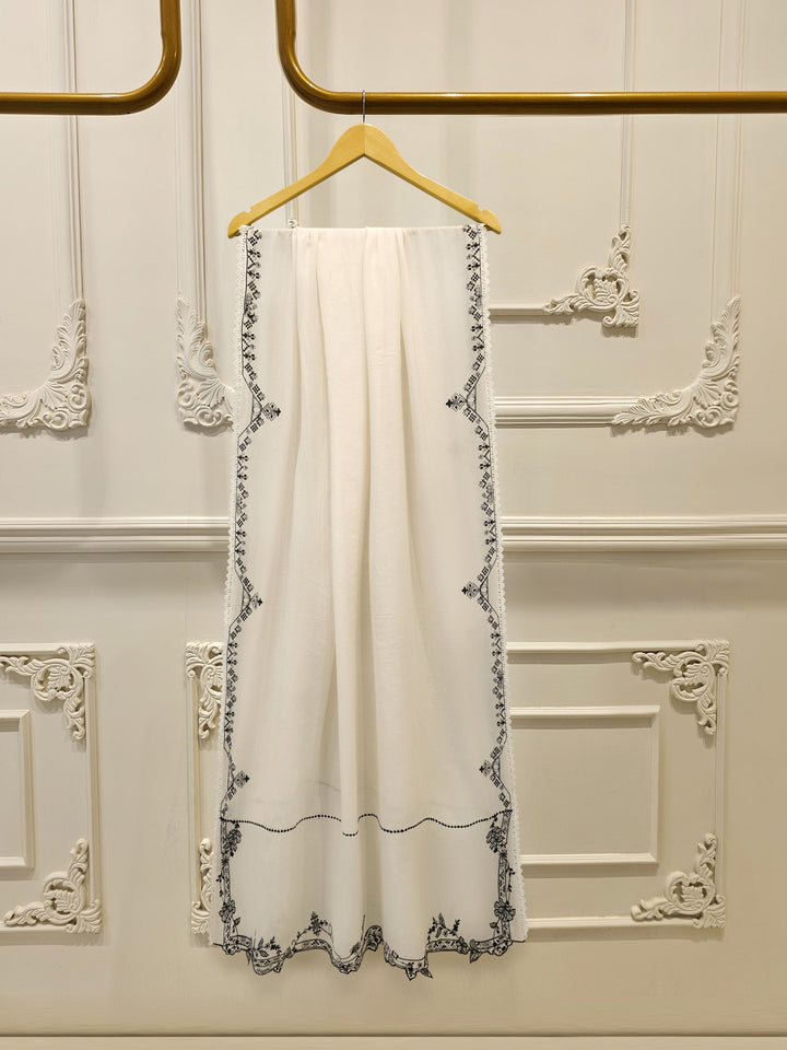3 Piece - Embroidered Cambric Suit