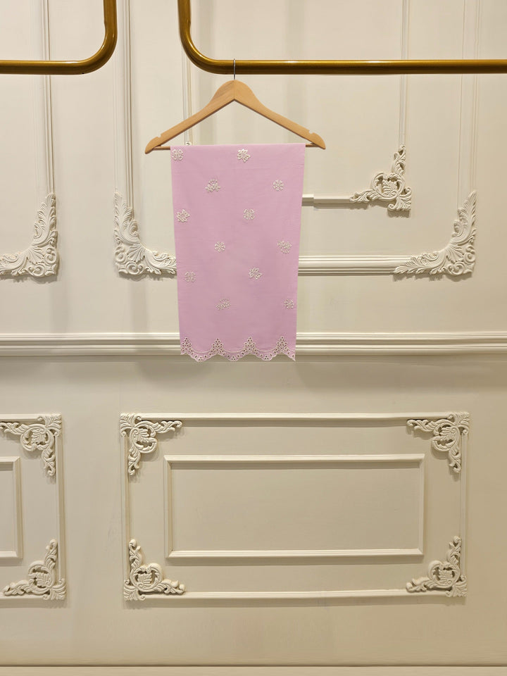2 Piece - Embroidered Cambric Suit