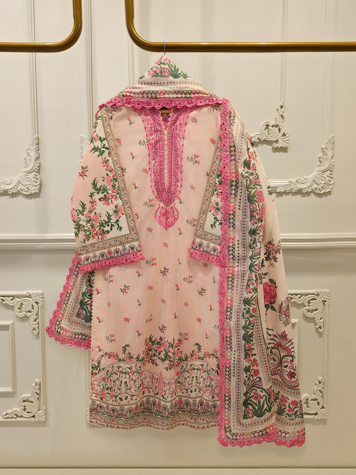 2 Piece - Digital printed Cambric Suit