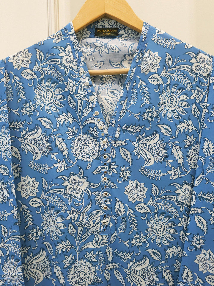 2 Piece Digital Printed Embroidered Lawn Suit