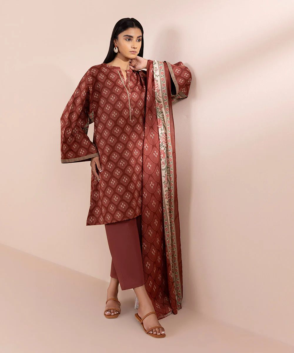 SAPPHIRE 00U3PDY24D25 Printed Lawn Suit