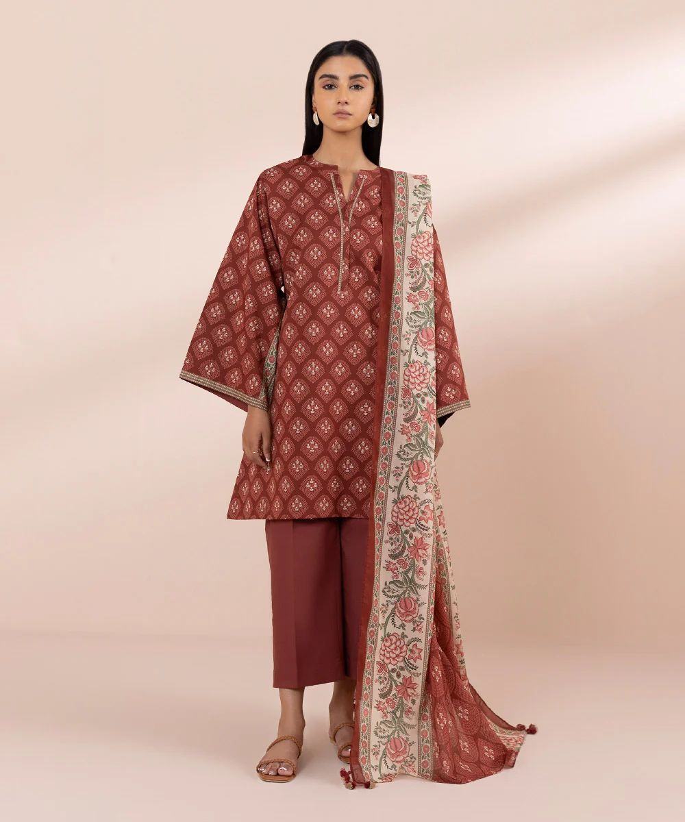 SAPPHIRE 00U3PDY24D25 Printed Lawn Suit