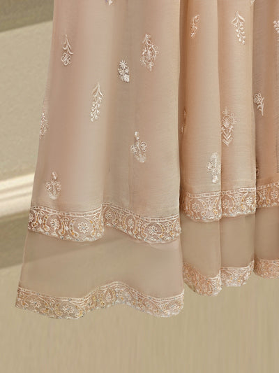 3 Piece - Pure Embroidered Cotton Net Suit