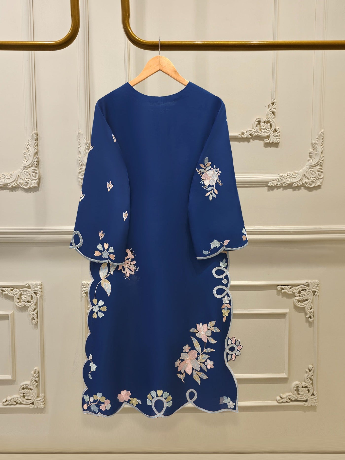 3 Piece - Pure Organza Embroidered Suit
