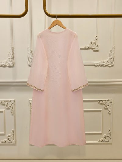 3 Piece - Pure Embroidered Cotton Net Suit