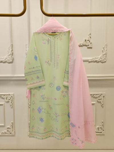 3 Piece - Embroidered Lawn Suit