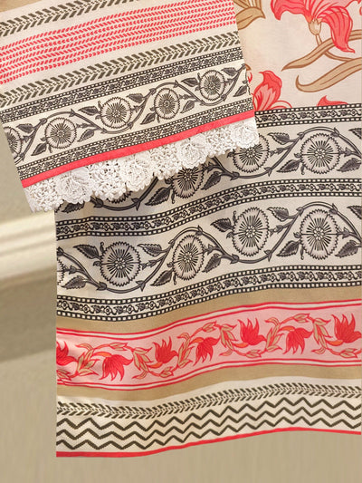 2 Piece - Digital Printed Lawn Suit