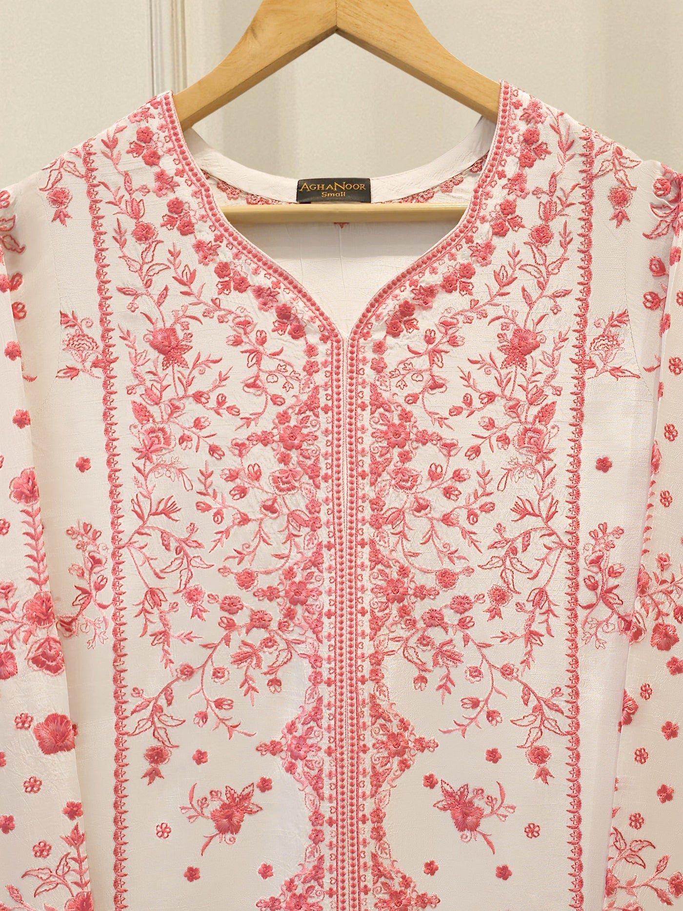 2 Piece- Korean Silk Embroidered Suit