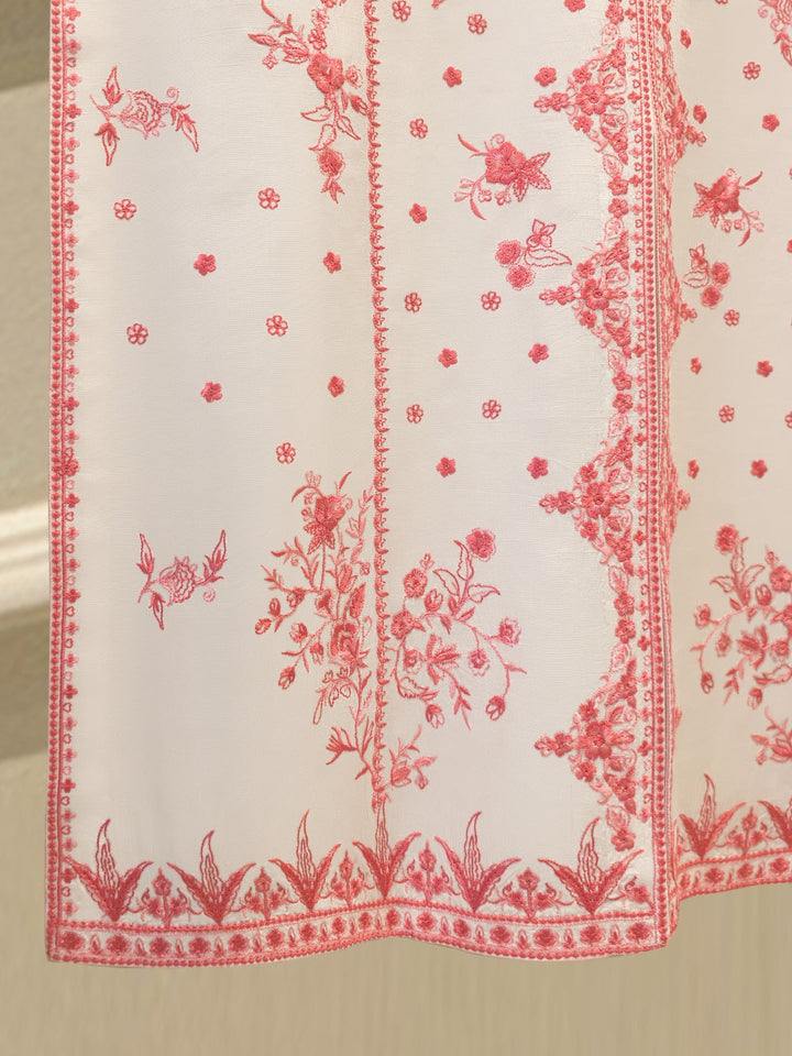 2 Piece- Korean Silk Embroidered Suit