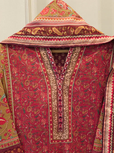 3 Piece - Digital Printed Lawn Suit