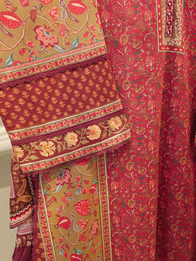 3 Piece - Digital Printed Lawn Suit