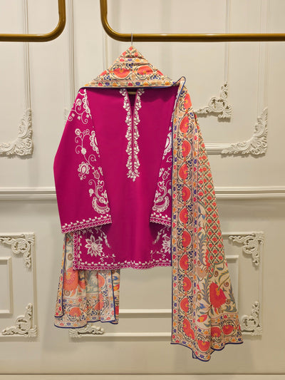 3 Piece - Embroidered Lawn Suit