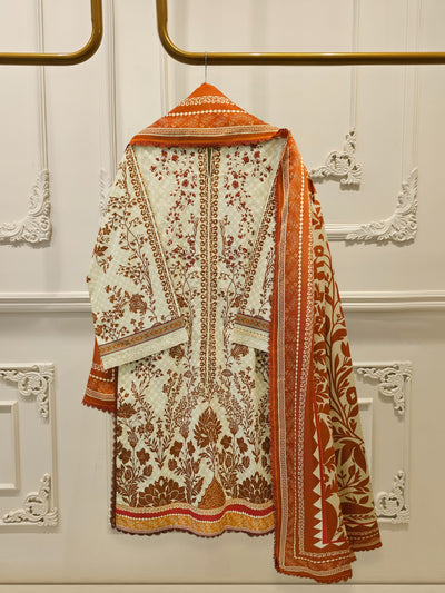 3 Piece - Embroidered Lawn Suit