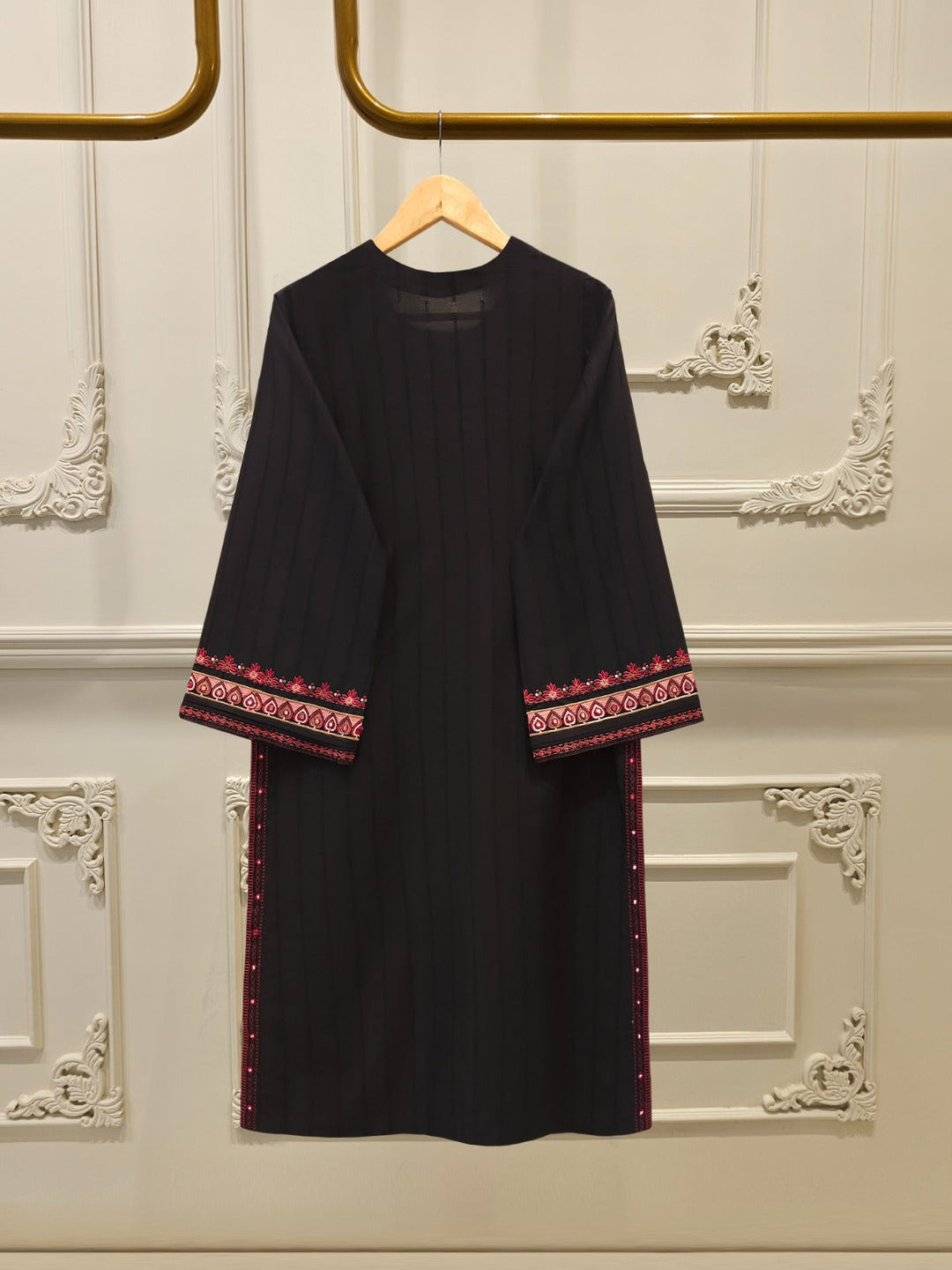 2 Piece - Embroidered Jacquard Suit