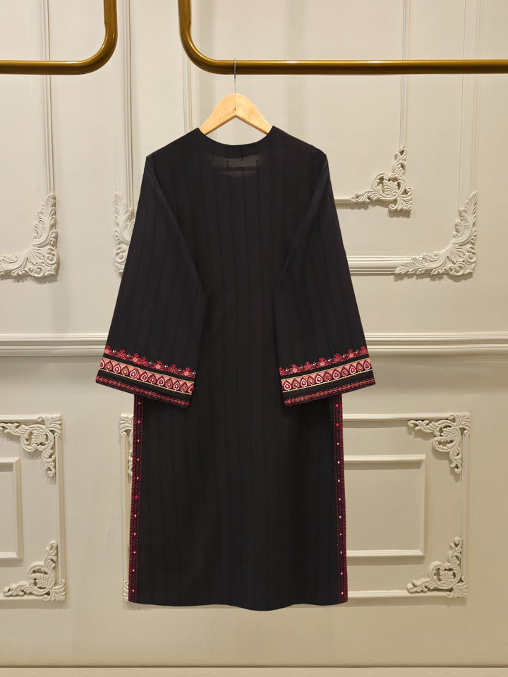 2 Piece - Embroidered Jacquard Suit