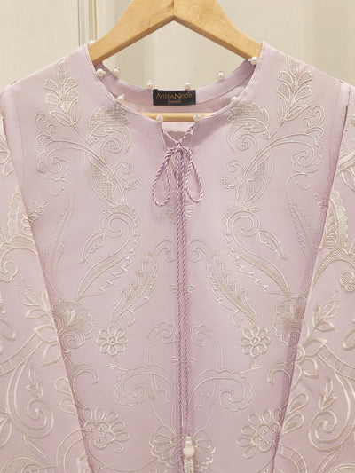 2 Piece - Embroidered Cambric Suit