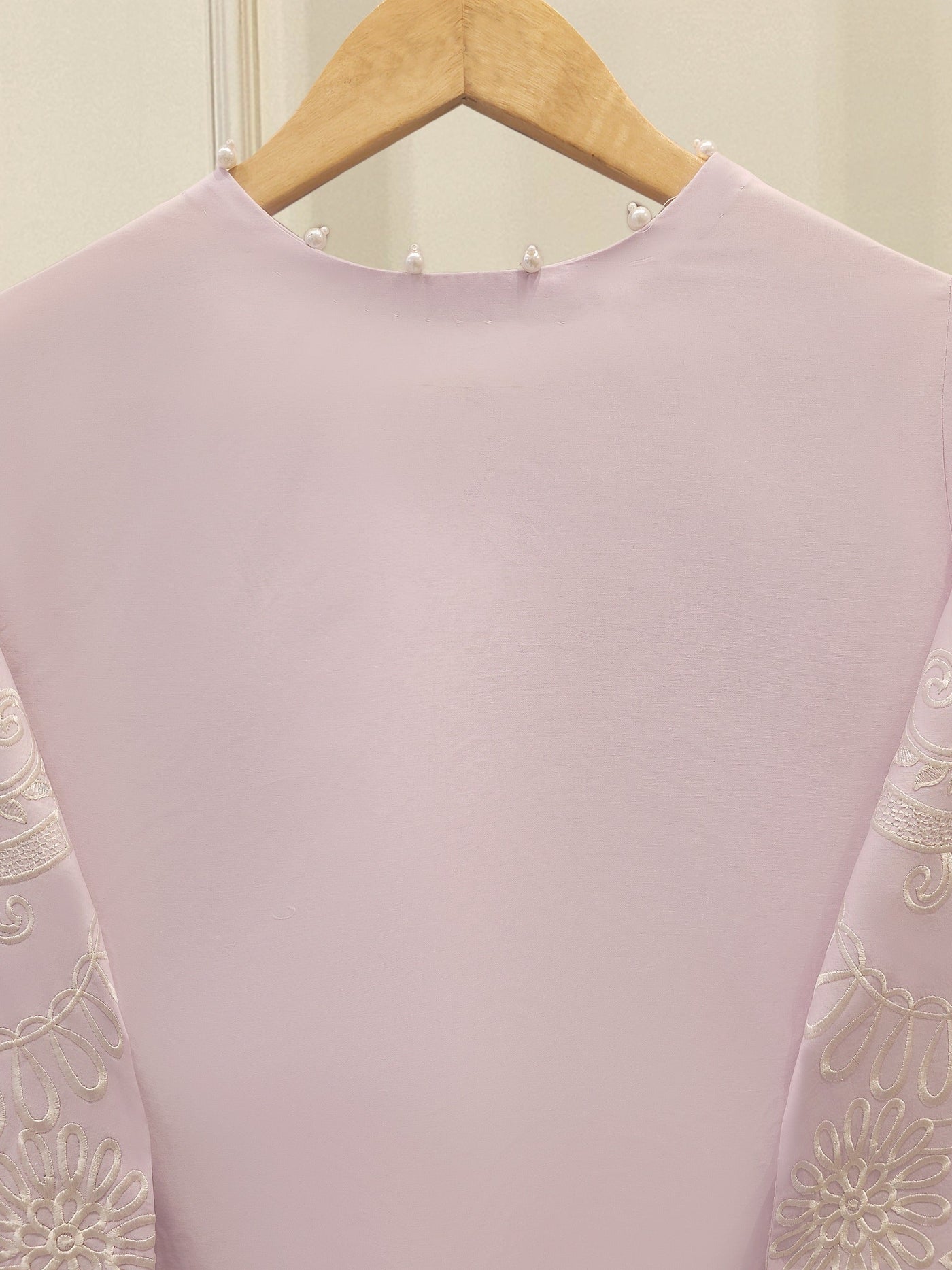 2 Piece - Embroidered Cambric Suit