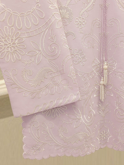 2 Piece - Embroidered Cambric Suit