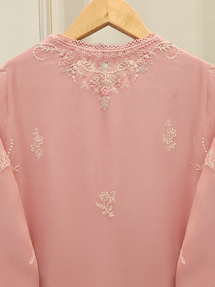 3 Piece - Pure  Chiffon Embroidered Suit