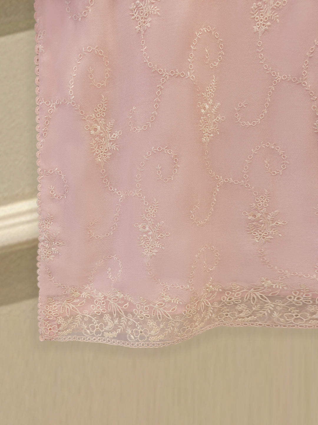 3 Piece - Pure Embroidered Cotton Net Suit