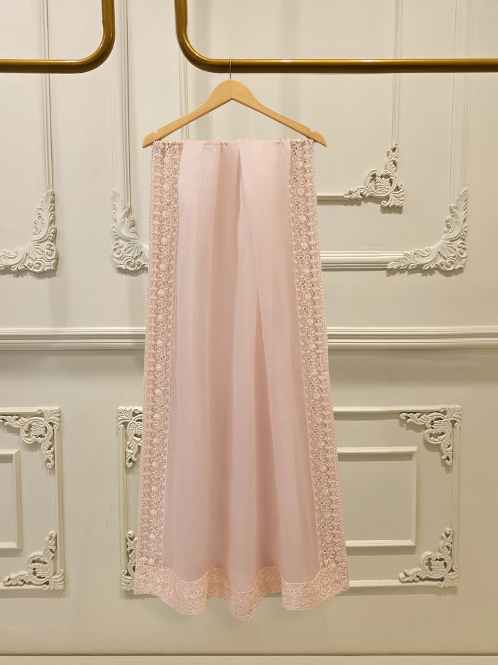 3 Piece - Pure Embroidered Cotton Net Suit