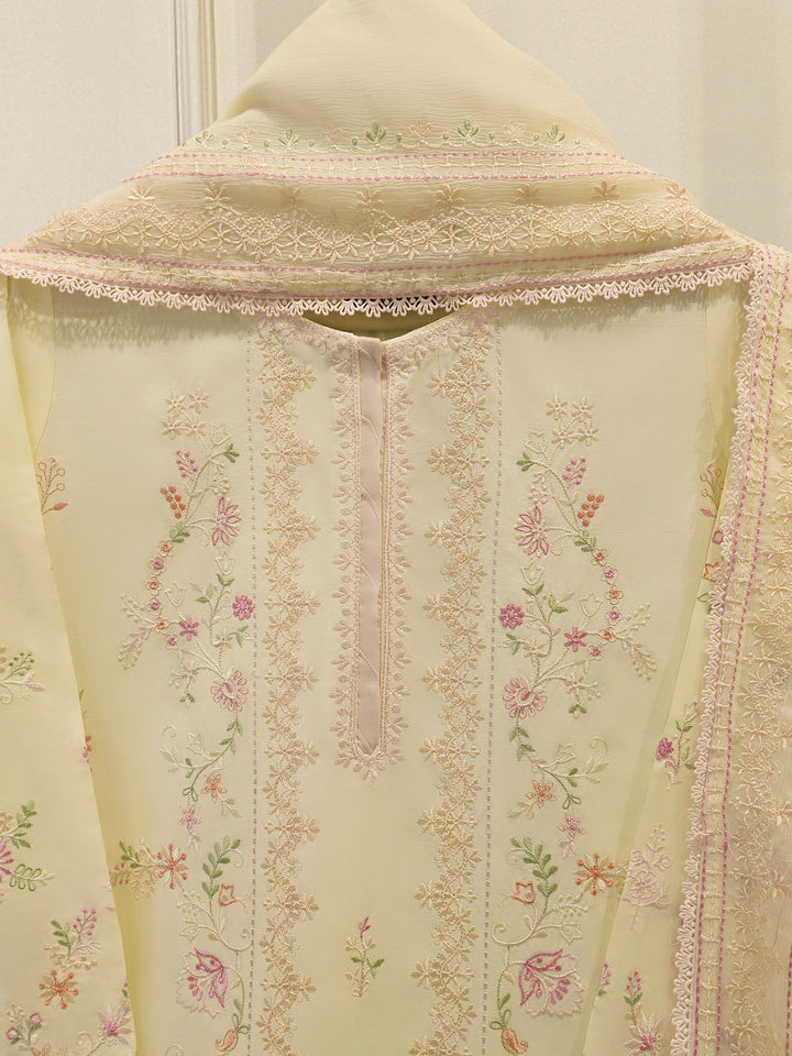 2 Piece - Embroidered Cambric Suit