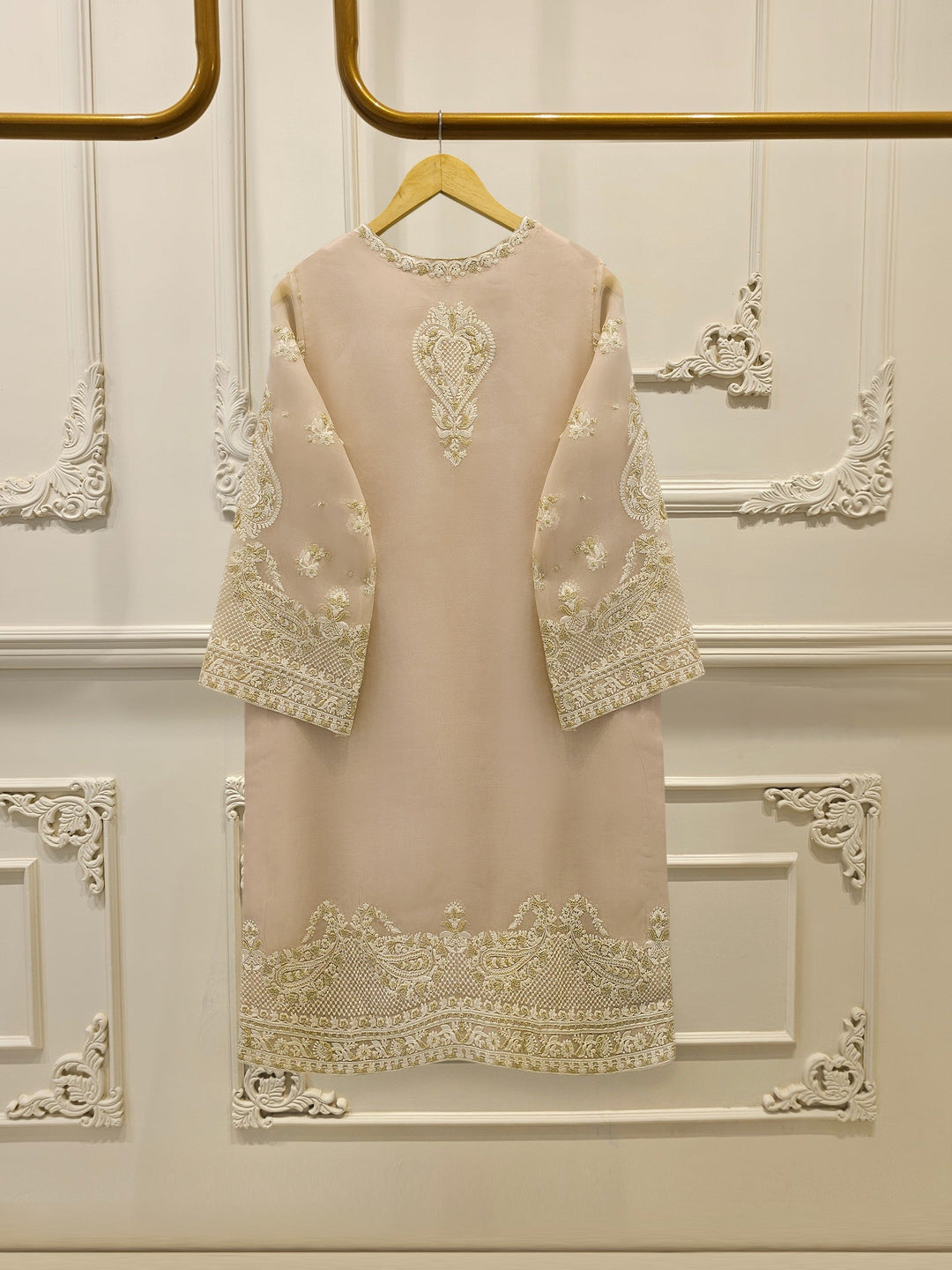 3 Piece - Pure Organza Embroidered Suit
