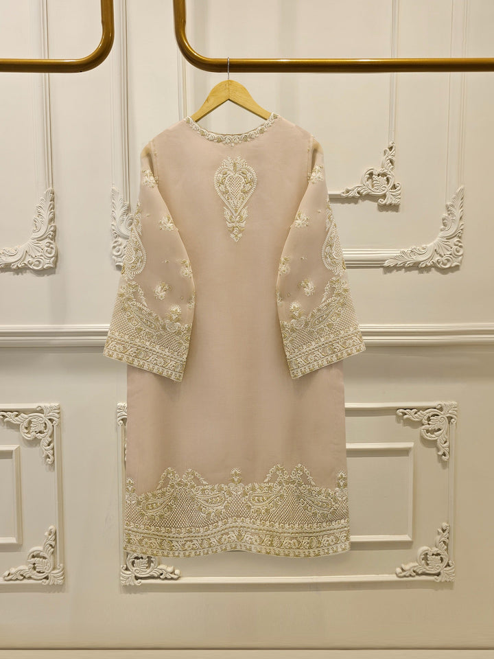 3 Piece - Pure Organza Embroidered Suit
