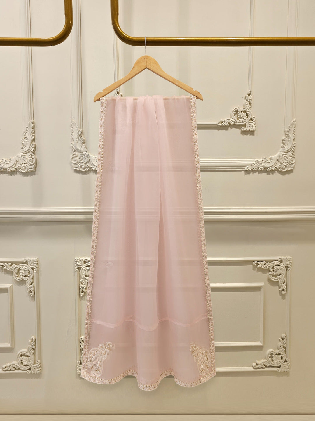 3 Piece - Pure Organza Embroidered Suit