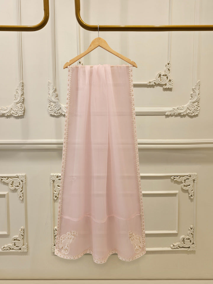 3 Piece - Pure Organza Embroidered Suit
