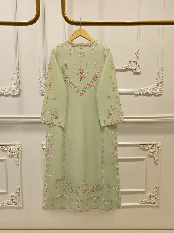 3 Piece - Pure Khaddi Silk Embroidered Suit